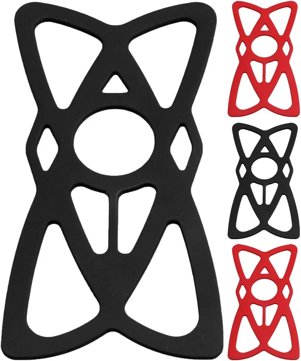 Suporte de telefone x, pulseira de borracha, faixas de segurança de silicone, universal, motocicleta, bicicleta, acessórios de montagem de telefone, e