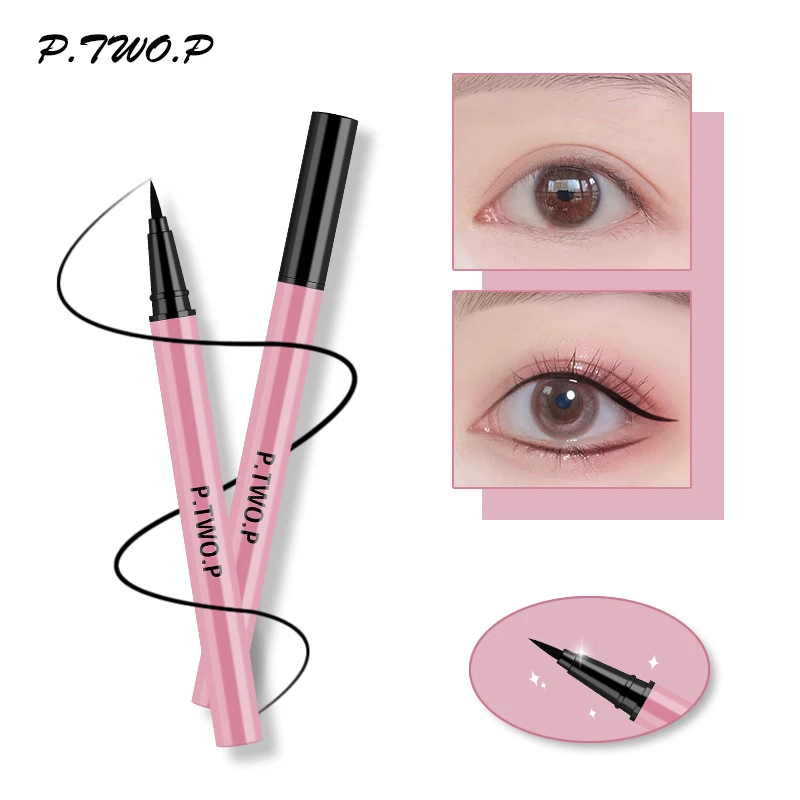 Professional Liquid Eyeliner Cat Style Pen Long-lasting Quick Drying Anti-sweat Waterproof Smooth Matte Black Eyeliner Makeups