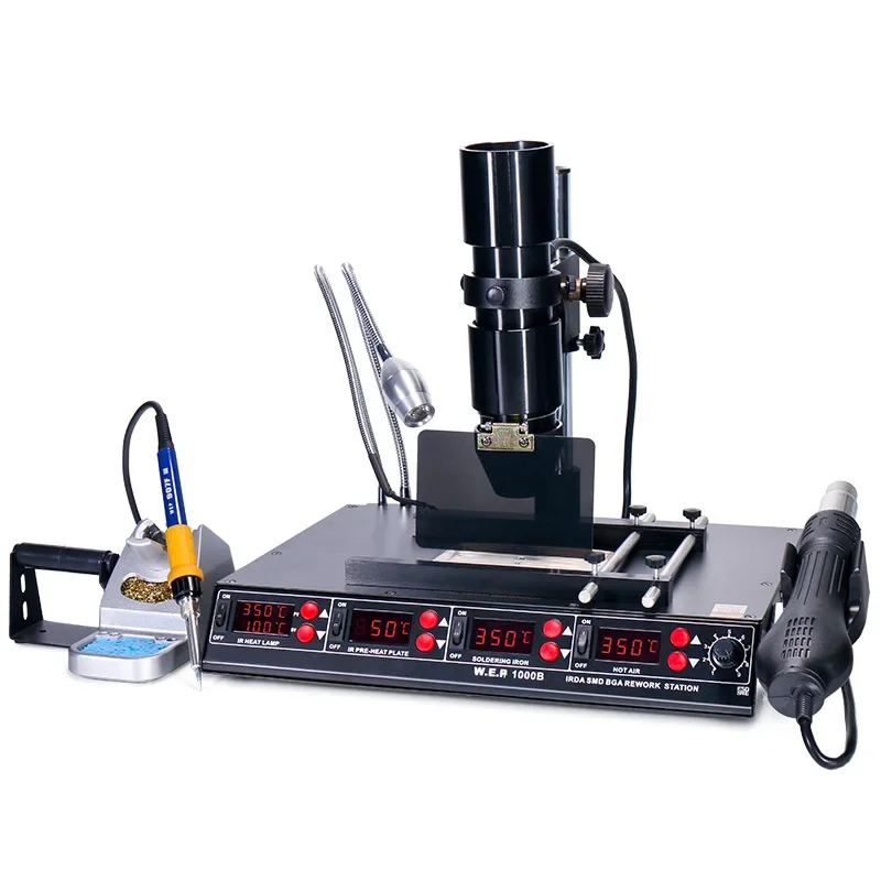 WEP 1000B BGA Infrared multifunctional Hot Air preheat Soldering Rework Station