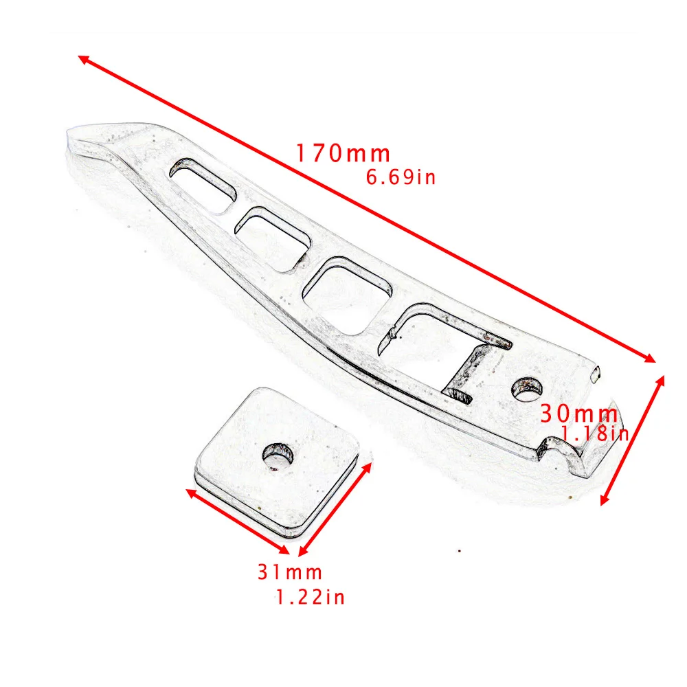 For Harley Dyna Fat Street Bob Low Rider FXDF FXDL 1993-2017 Chrome Aluminum Motorcycle Foot Pedal Stand Kickstand Extension - view 2