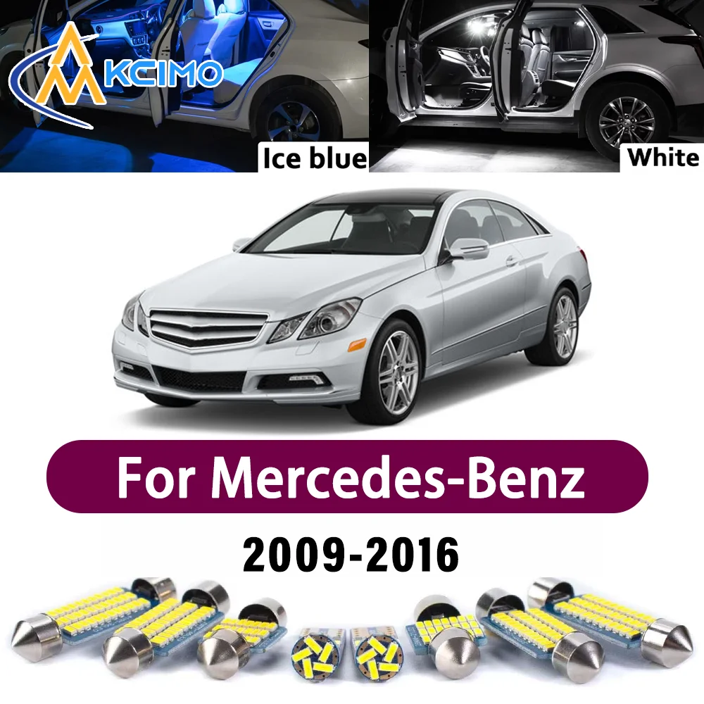 

Error Free LED Interior Light Kit for Mercedes-Benz C207 Coupe 2009-2016 Premium Bright Dome Trunk Mirror Reading Lamps Canbus