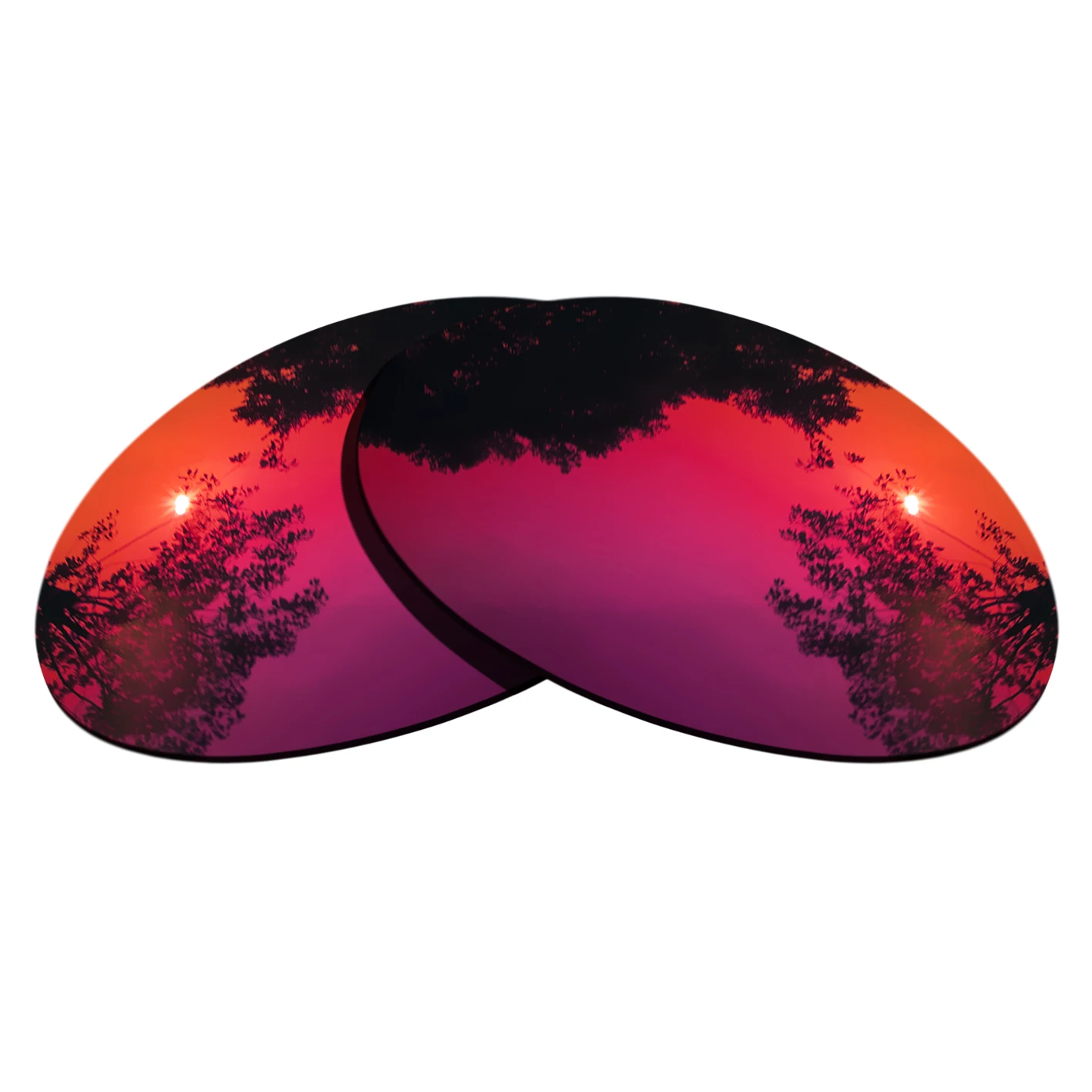 

Violet Red Sunglasses Polarized Replacement Lenses for Oakley Romeo 1