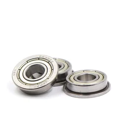 10PCS F692ZZ F693ZZ F694ZZ F695ZZ F696ZZ F697ZZ F698ZZ F699ZZ Flange Ball Metal Shielded Flanged Bearings