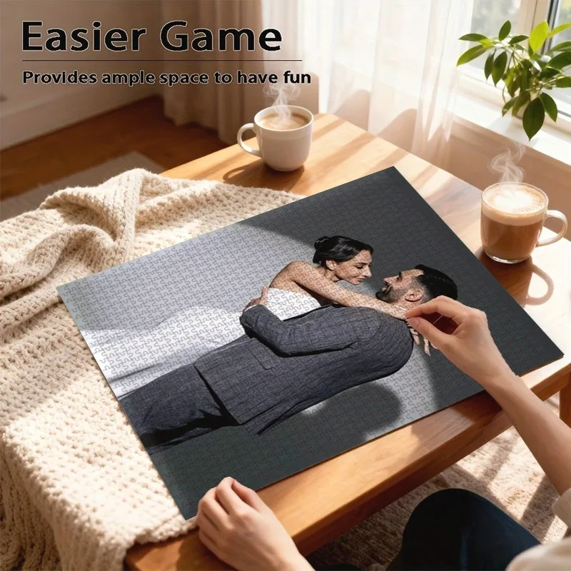35/300/500/1000pcs Personalized Custom Photo Puzzle Family Photos Education Puzzle Toy wooden Puzzle