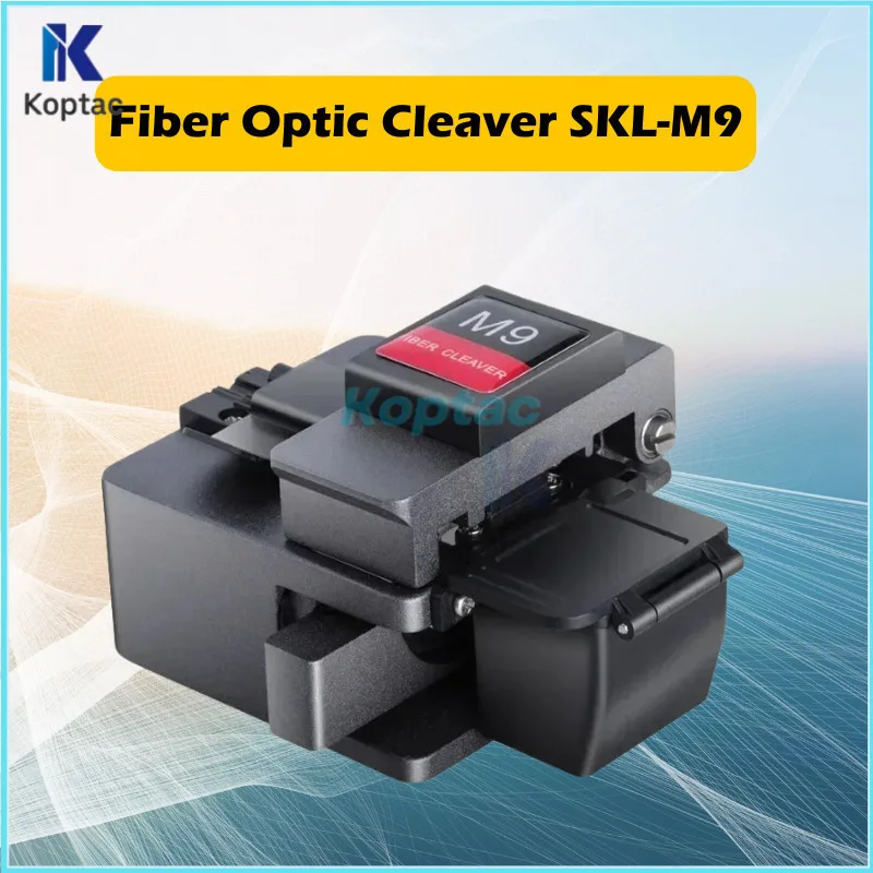 

Fiber Optic Cleaver SKL-M9 Cable Cutting Optical Knife Tools High Precision Cleavers 16 Surface Blade FTTT