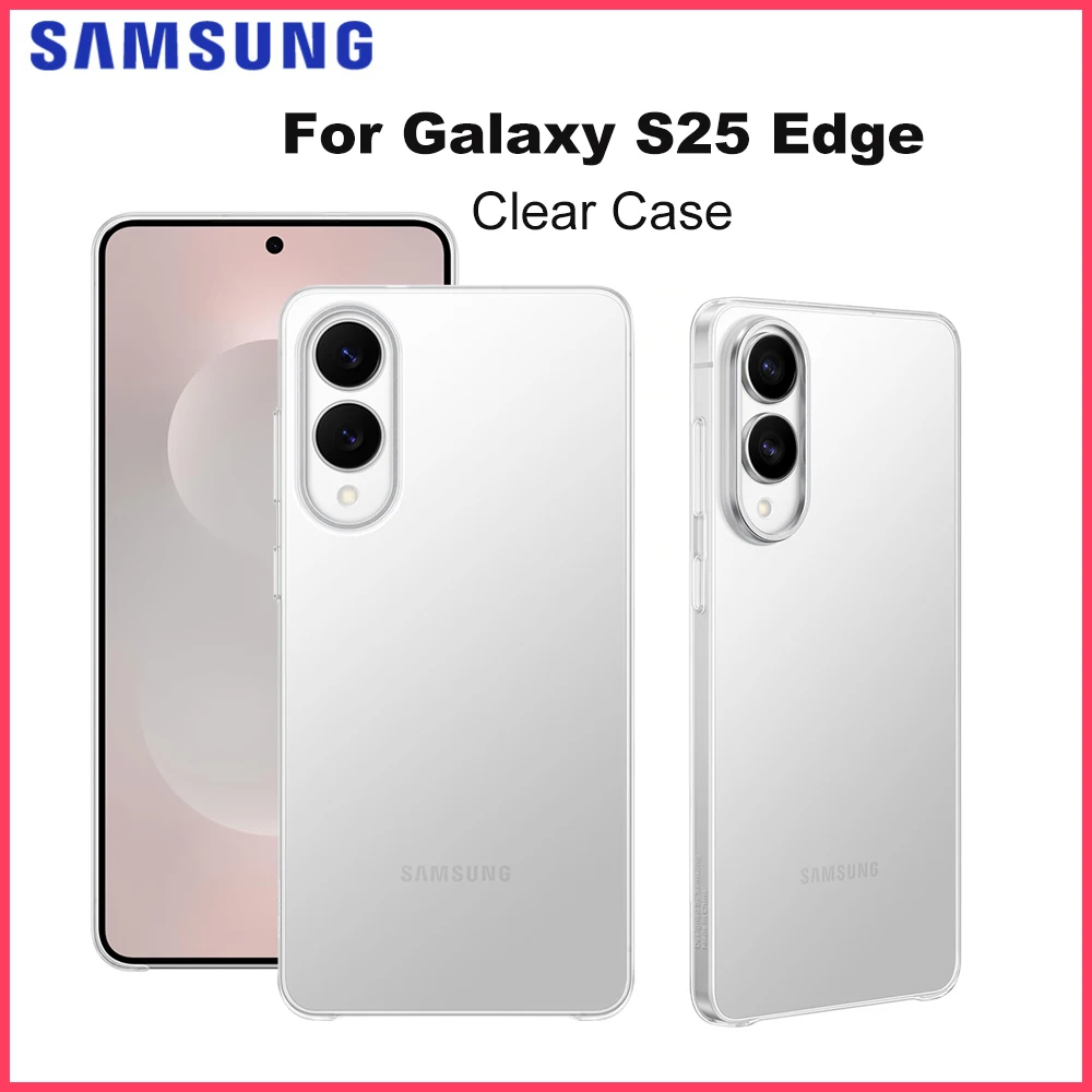 

Original Samsung Galaxy S25 Edge Clear Case for Galaxy S25Edge Slim Design Transparent Protective phone Cover