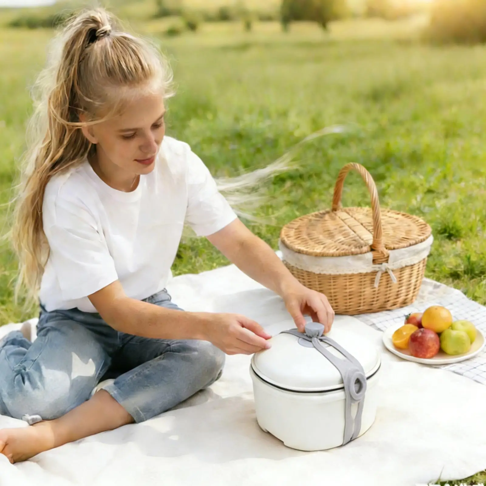 Pot Lid Strap Reusable Elastic Tie Silicone Latch Strap for Slow Cooker Lid for Kitchen Food Storage Lunch Box Yoga Mat Travel