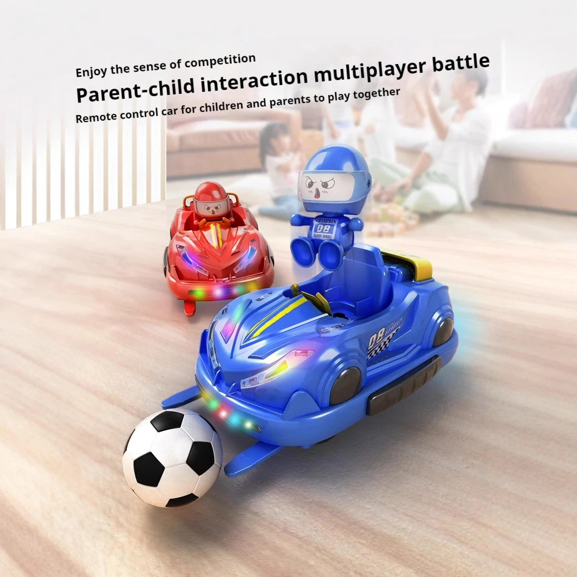 New Toy Car Children'S Remote Control Bumper Car Parent Child Interaction Drifting Battle Kart Car Multi Functional Children Toy