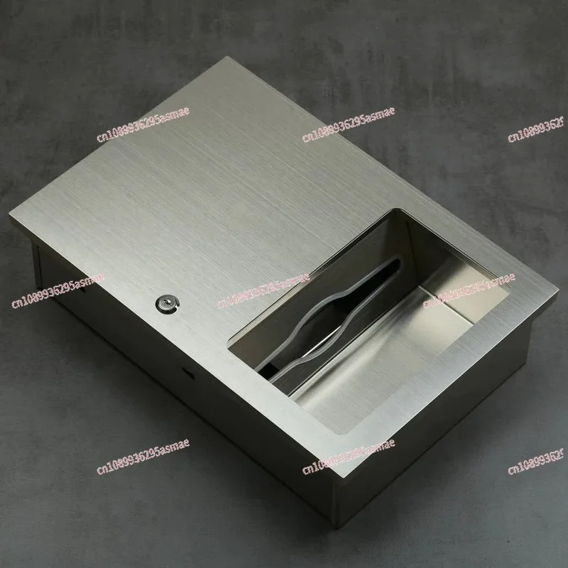 304 Stainless Steel Recessed Wall Mounted Tissue Box, Bathroom Toilet Paper Holder & Hidden Hand Towel Dispenser for Washroom