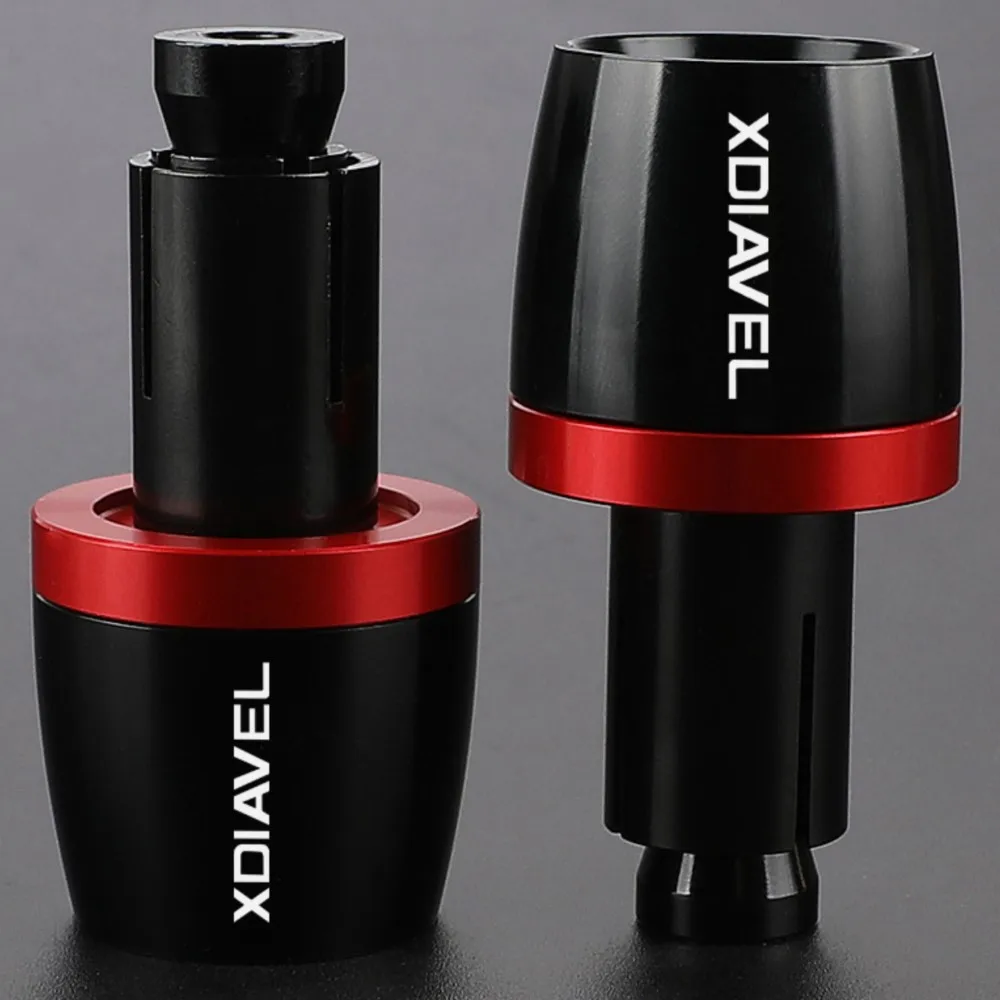 

For DUCATI XDiavel 2011 2012-2016 handle Plugs cap Motorcycle Accessories Handle Bar Handlebar Grips Cap CNC End 2013 2014 2015