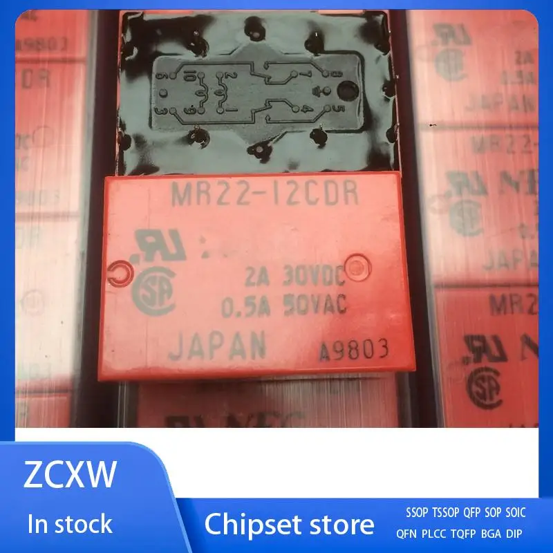New  5Pcs/Lot   MR22-12CDR  12V 9    Relay