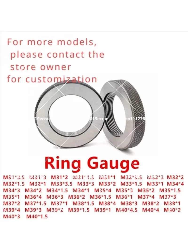 Metric Thread Ring Gauge M35 M36 M37 M38 Go No-Go Set Customized