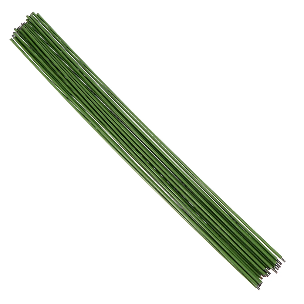 

50pcs Wire Support Frame Green Vegetable Plant Stakes Plant Stakes Lily Orchid Stick Garden Stabilizing Sticks