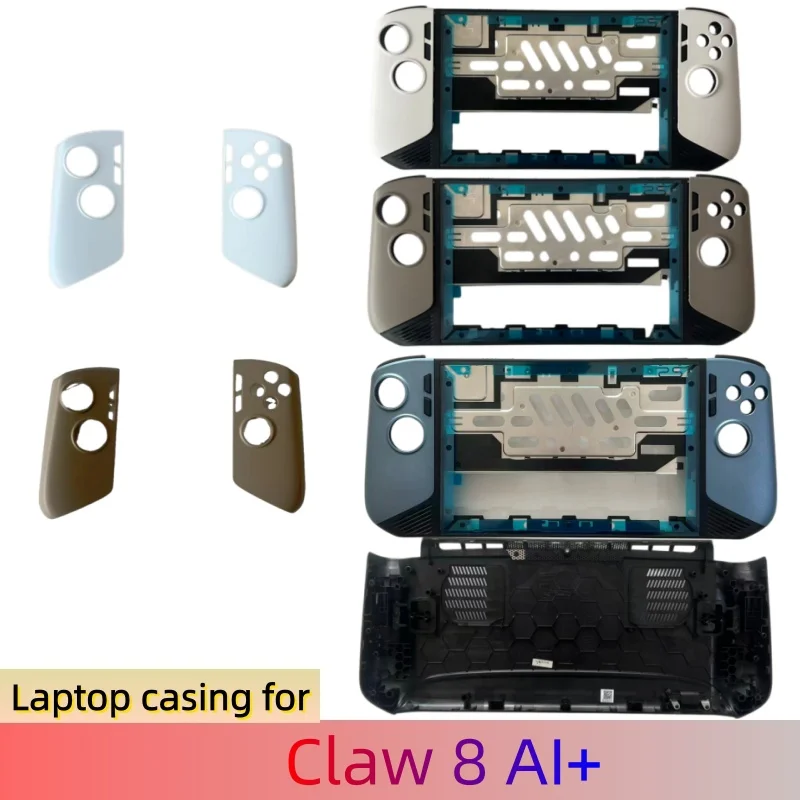 Nova Carcaça para MSI Claw 8 AI+ Substitui a Tampa Superior/Tampa Inferior do LCD