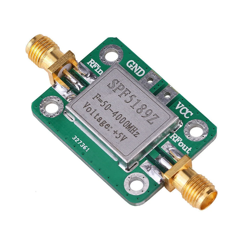 

RF Amplifier,Low Noise LNA 50 to 4000MHz SPF5189Z RF Amplifier for Amplifying FM HF VHF UHF Radio Signal