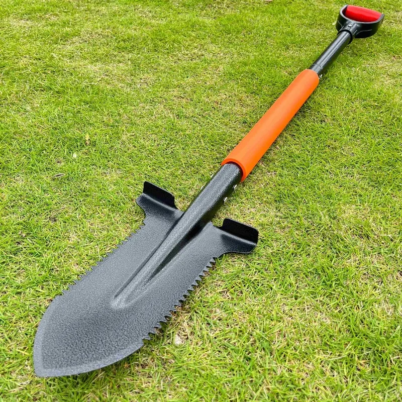 Stainless Steel Shovel Multi-functional Gardening Spade Removable Loosen Soil-turning Shovel Household Garden Save Effort Tools