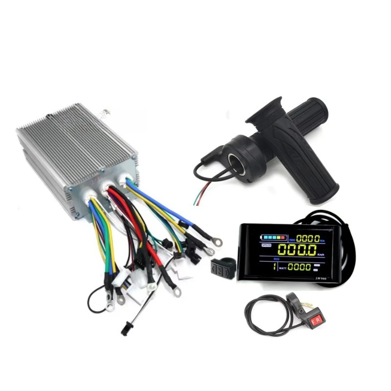 

48V 52V 60V 72V 30A * 2 1500W 2000W Dual Controllers and Displays Per E-bike