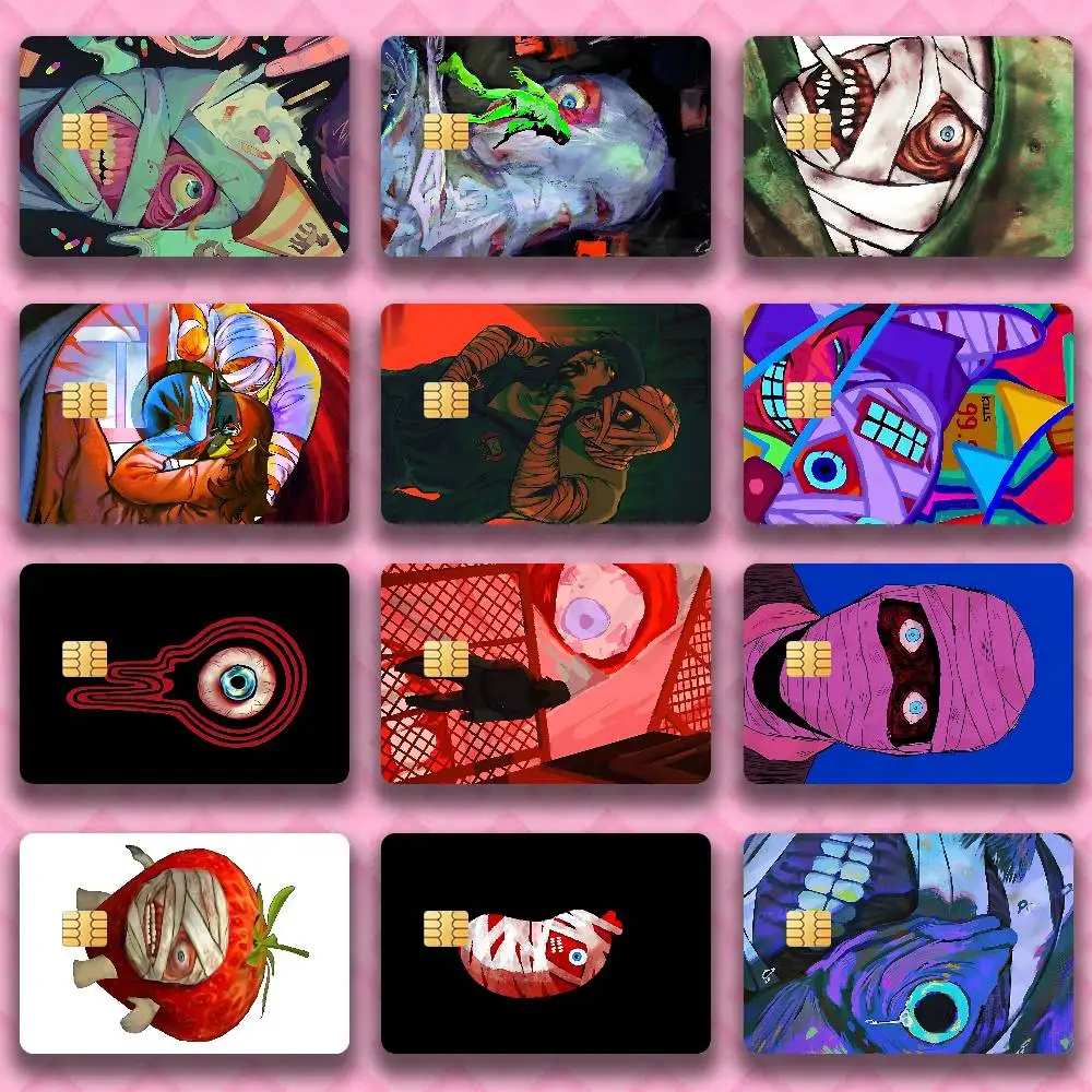 

Game Mouthwashing Creative Card Sticker Diy Decorate Exquisite Bank Card Decals Patch Documents Birthday Gift