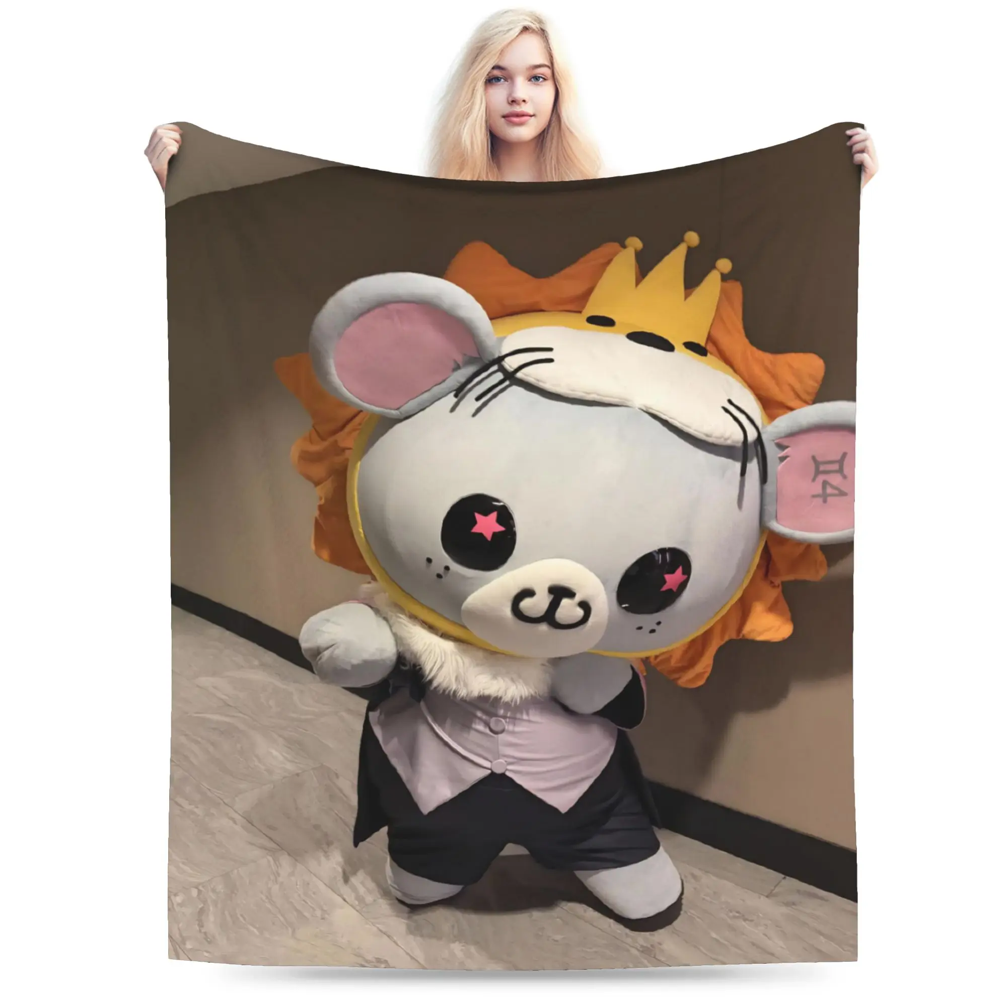 look khunnoo geminifourth Throw Blanket for Couch  Soft Cozy Plush Blanket 50x60 Inches Multiple Sizes Bedspread