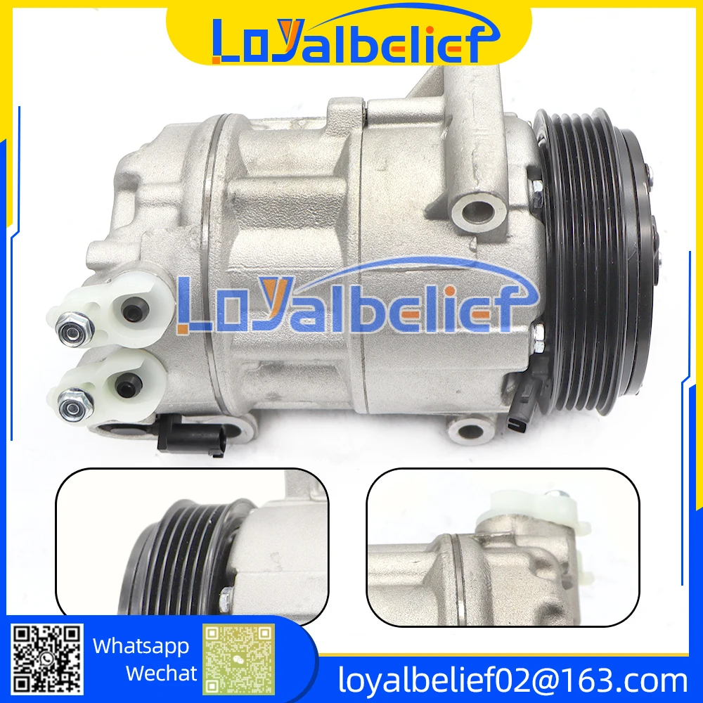 

Компрессор кондиционера для Fiat Doblo Alfa Romeo Giulietta 10-16 1.4 50533538 TSP0155971 50509534 0866DPSS 50547717