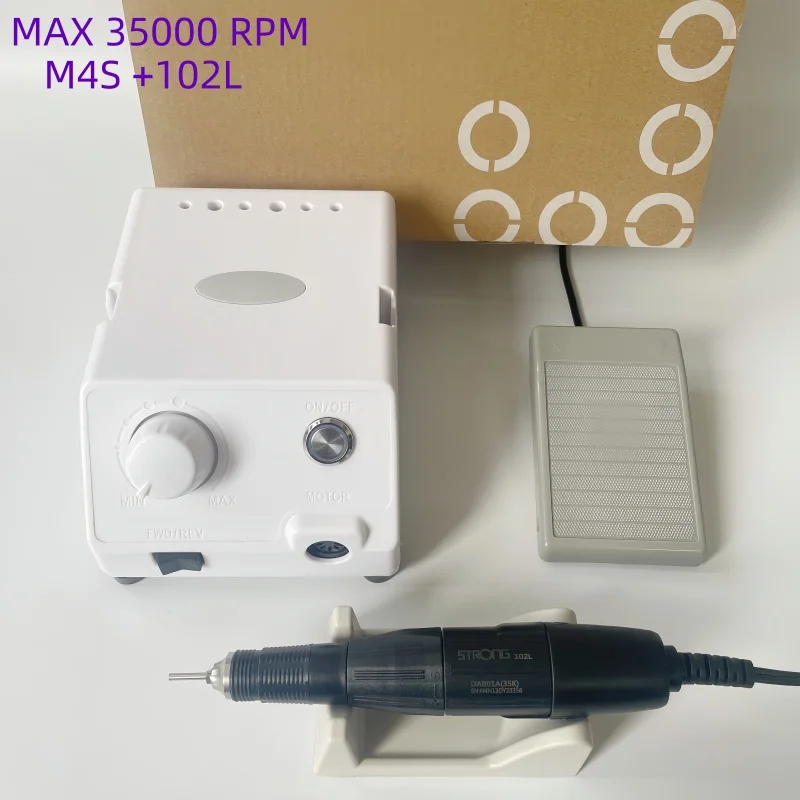 Forte professionale per unghie Micro motore 35000 giri/min SDE-H20N Maniglia elettrica Trapano per unghie Nuovo M4S Micromotore per manicure