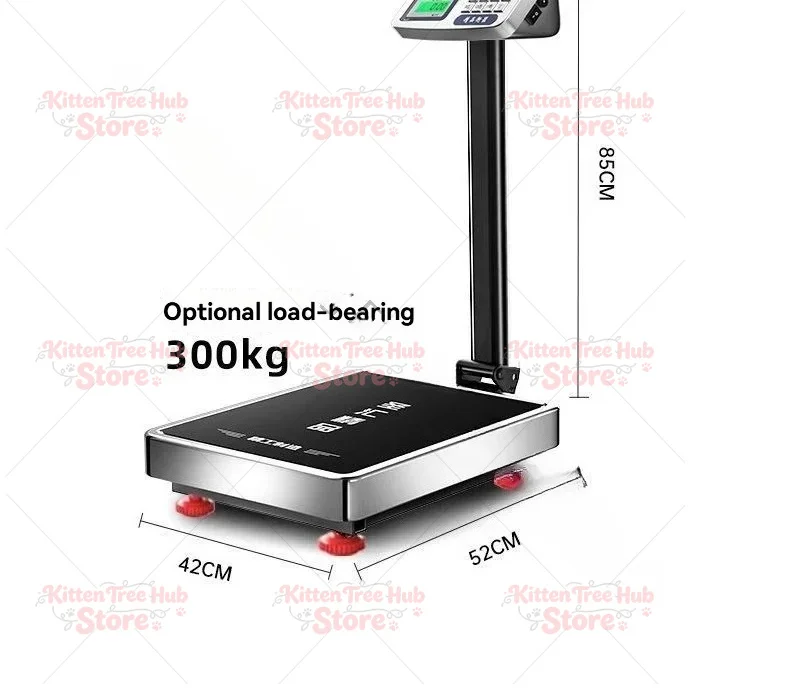 Commercial 200Kg Electronic Scale Stall Folding Electronic Scale Precision Platform Scale, Commercial Portable Folding