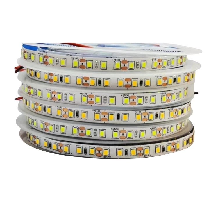12V LED 스트립 SMD 2835 1M 2M 3M 4M 5M LED 스트립 테이프 라이트 120LED/M 240LED/M 웜 화이트 유연한 스트립 리본 홈 데코 라이트