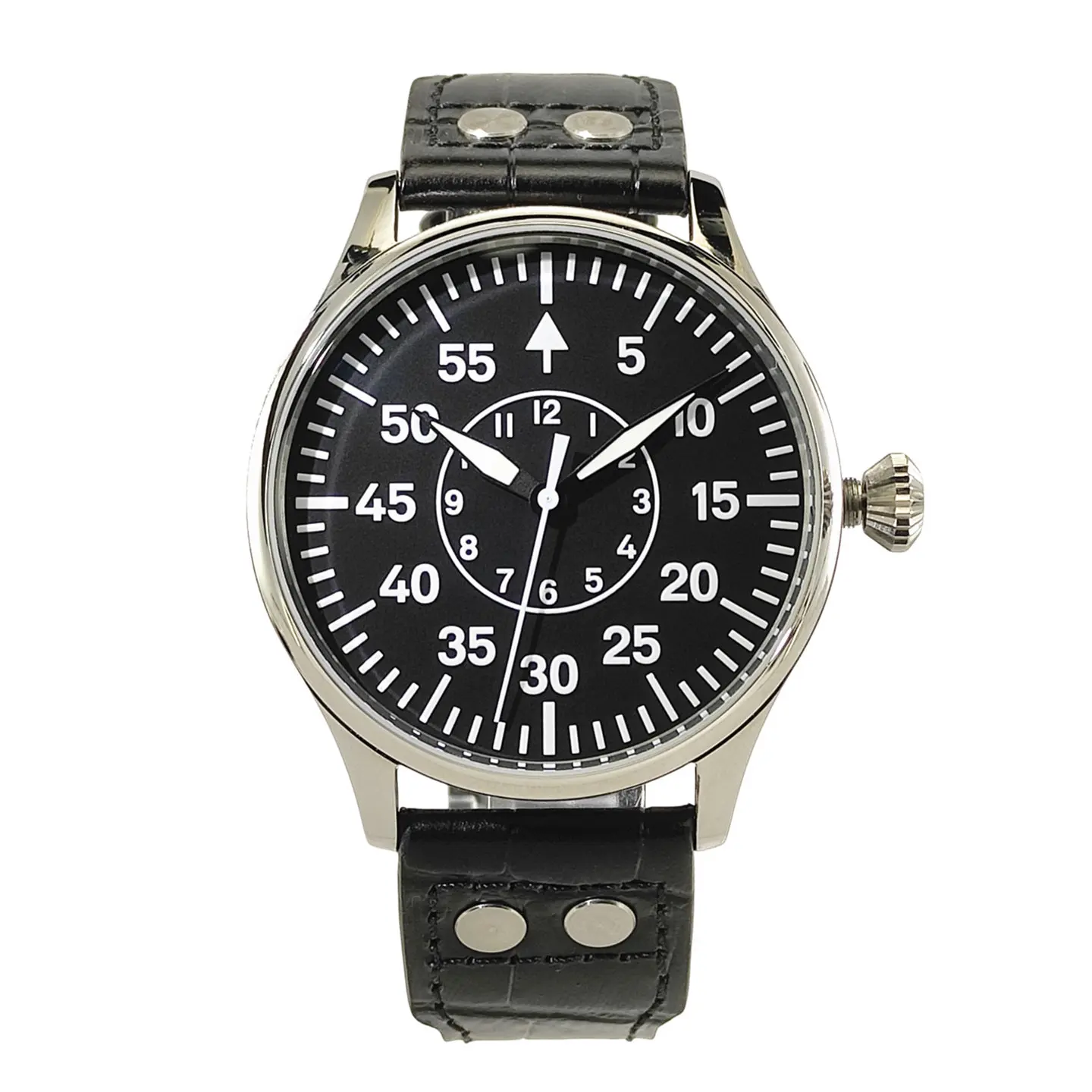 Vakuy Quartz Watch, German Special Forces Pilot Style, Japan VH31 Mechanical Sweep Seconds, Super Luminous, Waterproof Outdoor W