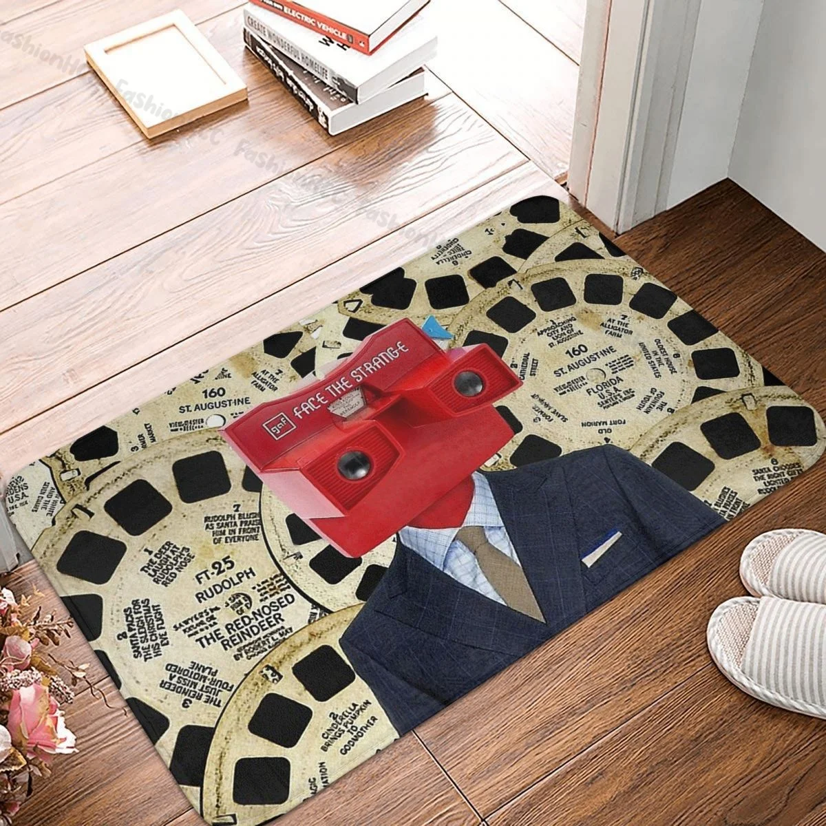 3D Three Dimensional Bathroom Non-Slip Carpet 3D Viewmaster Flannel Mat Welcome Doormat Home Decoration Rug