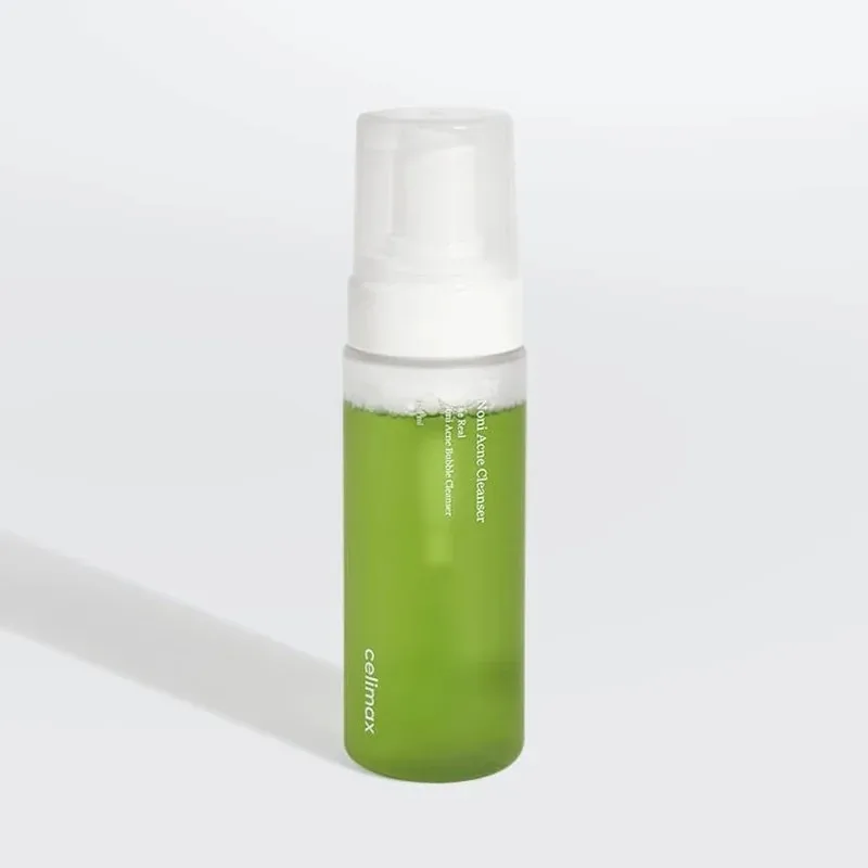 Celimax The Real Noni Energy Ampoule Essence 30/50ml Acne Bubble Cleanser & Heartleaf BHA Peeling Pad for Exfoliating Pore Care