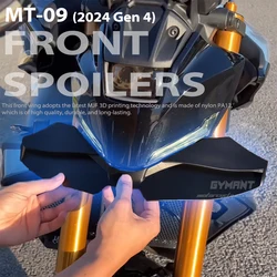 NEW MT-09 (2024 Gen 4) For Yamaha MT-09 MT09 SP 2025 Motorcycle Black Naked Front Spoiler Winglet Aerodynamic Wing Kit Spoiler