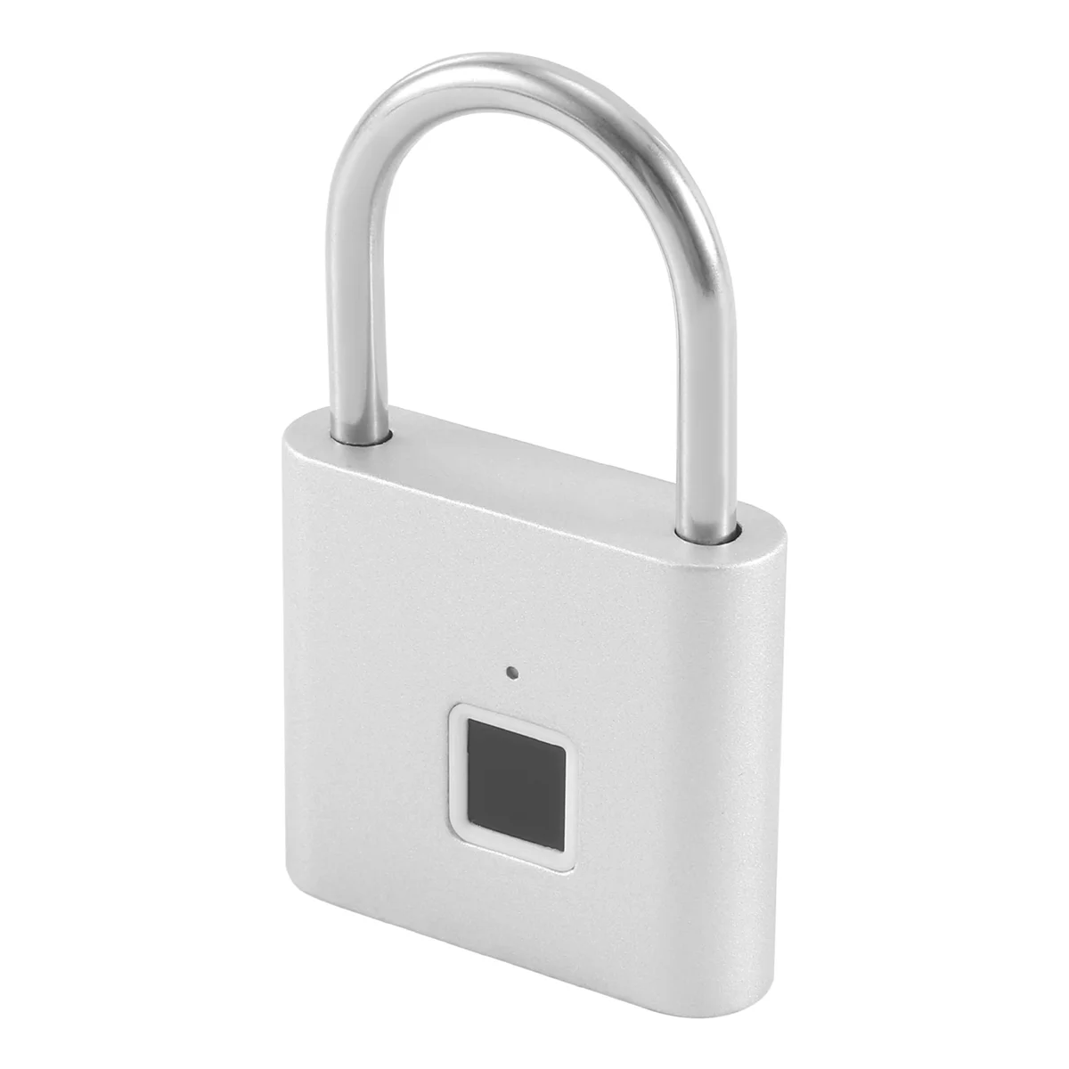 Fingerprint Padlock,Portable Anti-Theft USB Charging Fingerprint Lock for Lockers, Suitcases, Backpacks Etc Can Support