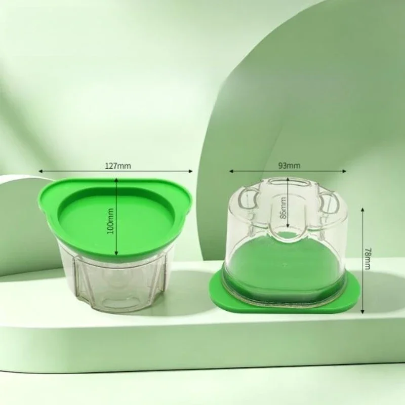 4PCS Dental Plastic Agar Box Denture Duplicating Flasks Model Box Dental Supplies Plastic Flask