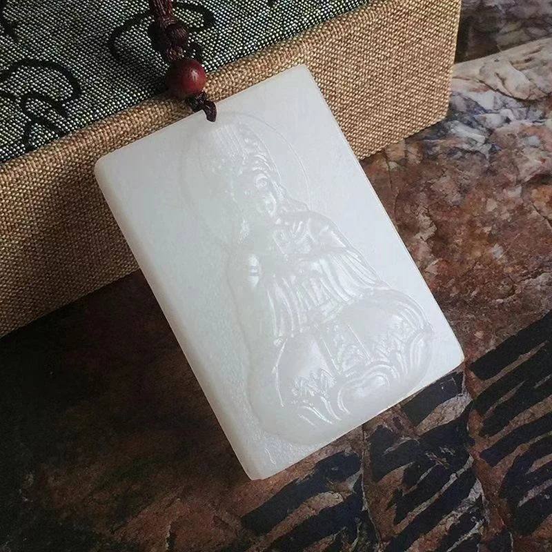 

Mazu jade pendant, men's and women's styles, auspicious and safe