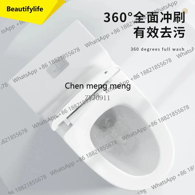 

M07 Household flush toilet large diameter bathroom toilet siphon deodorant toilet small apartment ceramic