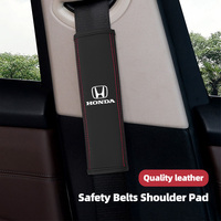 2Pcs Car Seat Belt Shoulder Cover Safety Belts Cushioning For Honda N-BOX N-ONE Fit Jazz Civic City Accord Vezel HRV CRV Freed