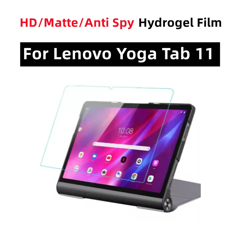 

2pcs Privacy Matte Hydrogel Film For Lenovo Yoga Tab 11 HD/Matte Screen Protector For Lenovo Yoga Tab 11 Clear Full Cover