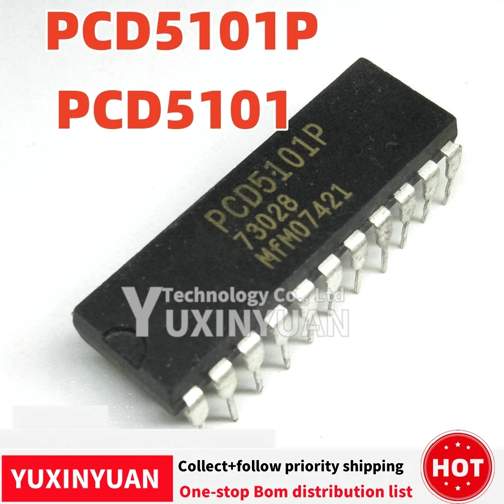 

10 шт./лот PCD5101P PCD5101 DIP22 IC 100% исправный YUXINYUAN
