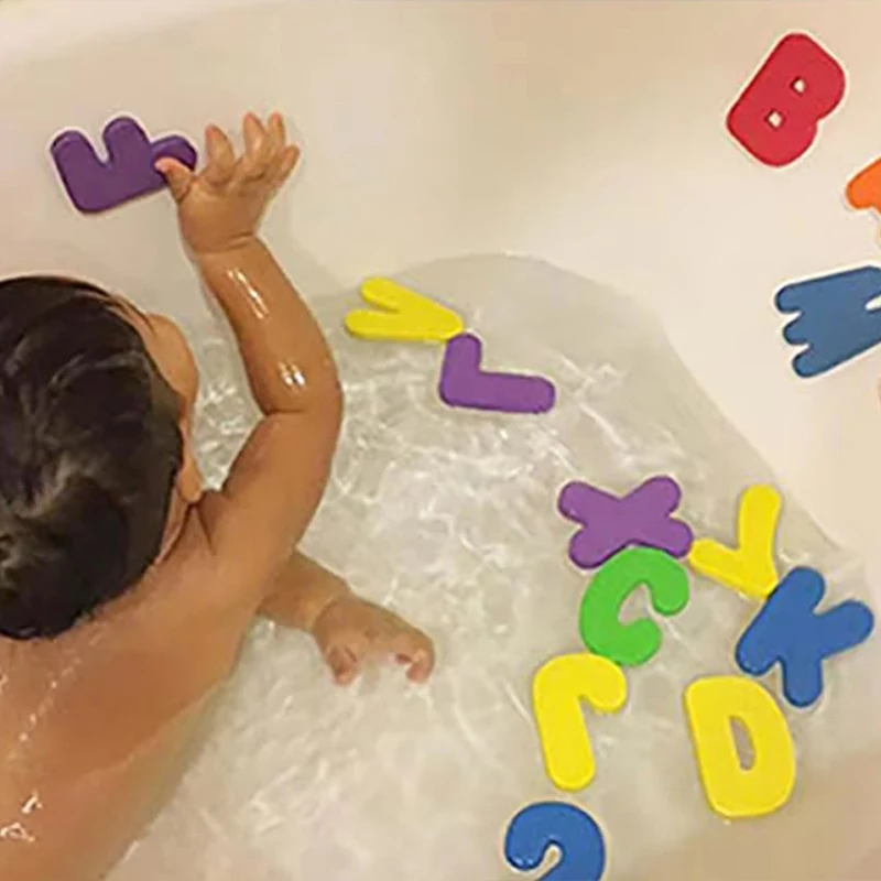 Baby Bath Toys Fun Foam Car Cognitive Floating Toy Early Educational Toy Traffic Bathroom Bathtub Game for Kids Gifts TMZ