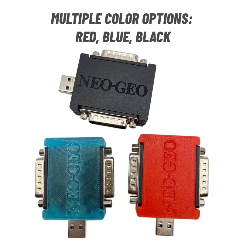 Adaptateur MiSTer SNAC NEOGEOD B15 prenant en charge certains jeux d'arcade, aucun convertisseur de niveau requis, boîtier imprimé en 3D.