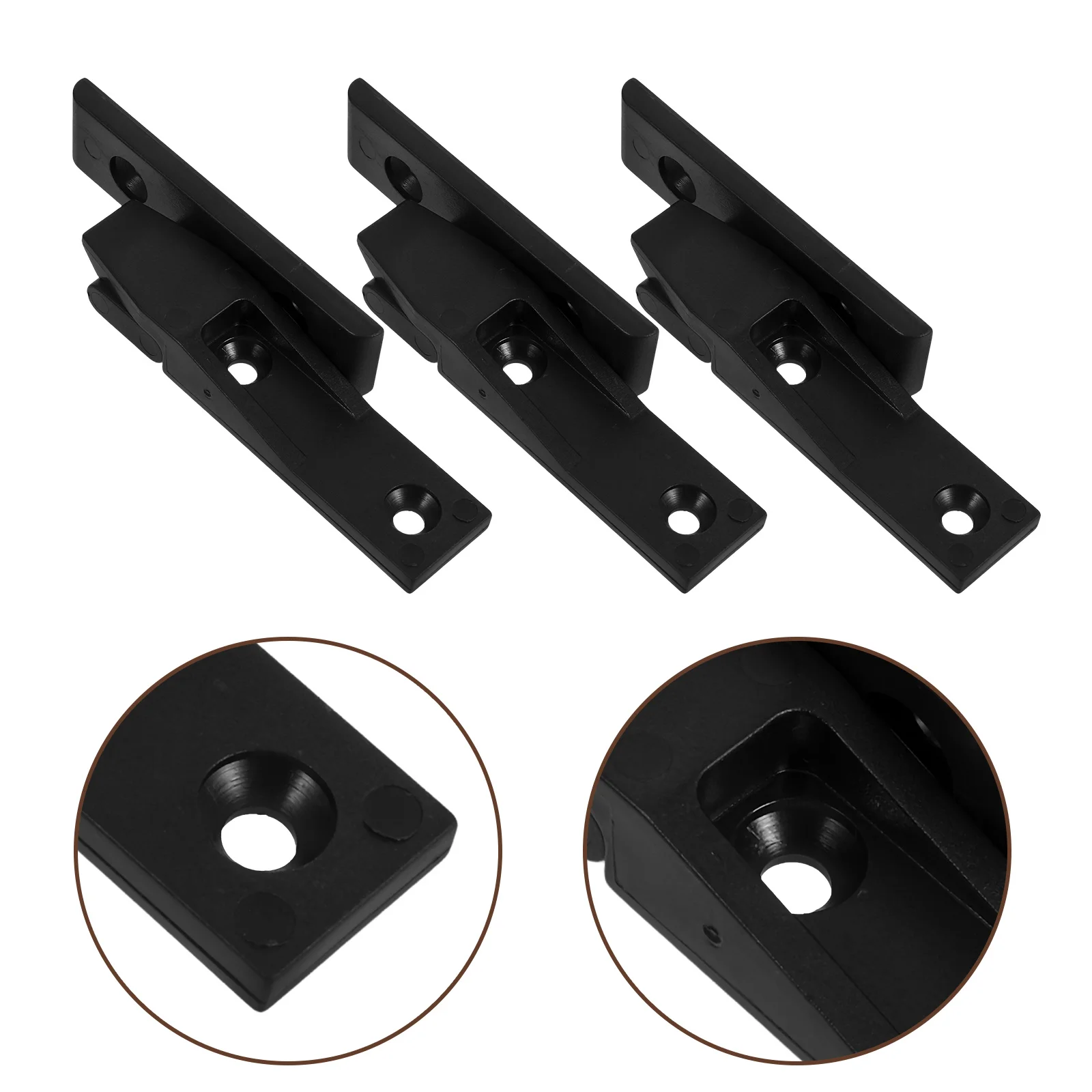 

10Sets Wall Panel Hardware Plastic Quick Fitting Connectors Concealed Panel Joints for Furniture Assembly Cabinet Mounting