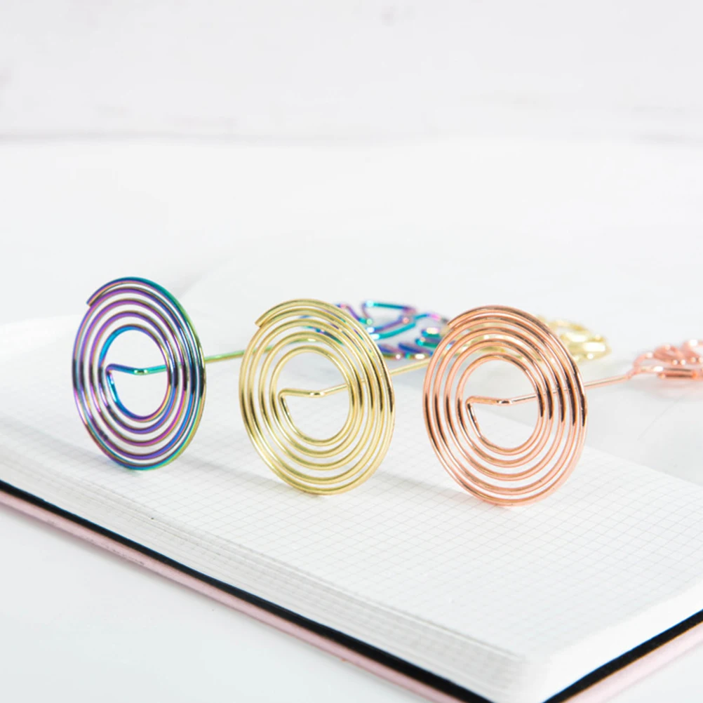 

3pcs Business Card Holder Desk Accessories Iron Wire Name Clip Table Number Memo Paper Clip Wedding Supplies Graduation Baby