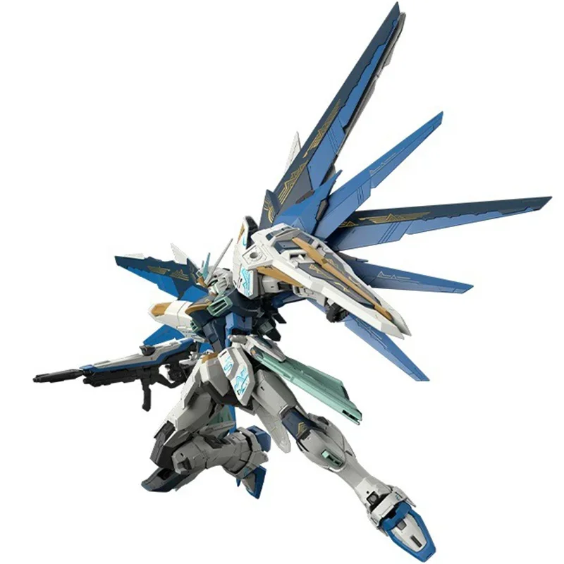 Bandai PB MG ZGMF-10A อิสรภาพ GUNDAM Collection ver. ชุดโมเดลตุ๊กตาขยับแขนขาได้ดั้งเดิมขนาด1/100 18ซม. ของสะสมของขวัญ