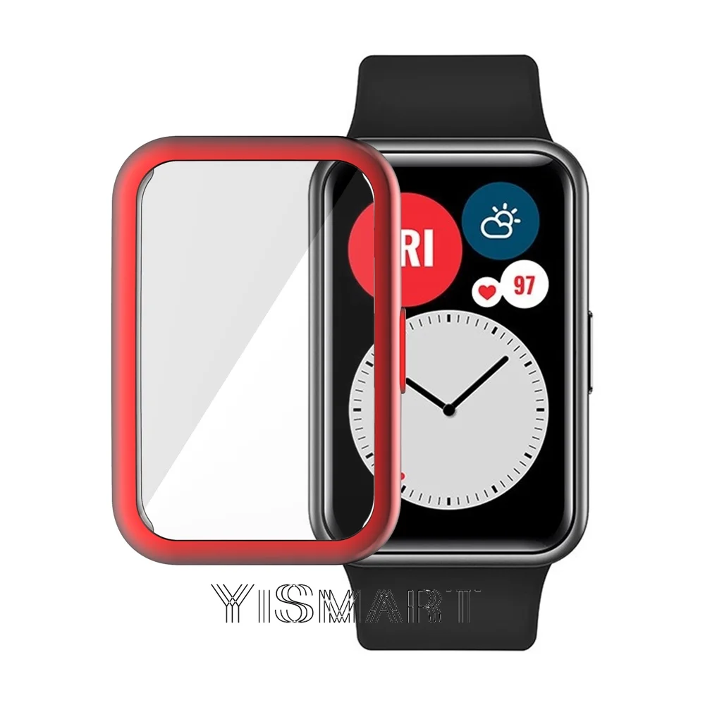 حافظة واقية لساعة هواوي تناسب ساعة ذكية جديدة مطلي بولي يوريثان الوفير في جميع أنحاء حامي الشاشة لساعة هواوي صالح