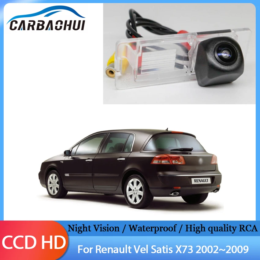 Fisheye Rear View Camera Car Reverse Backup Parking HD For Renault Vel Satis X73 2002 2003 2004 2005 2006 2007 2008 2009