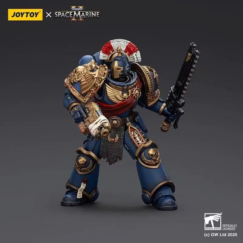 JOYTOY 1/18 Actionfigur 40K Ultramarines Relic Secundus Armor mit Artificer Bolt Rifle Chainsword und Bolt Pistole