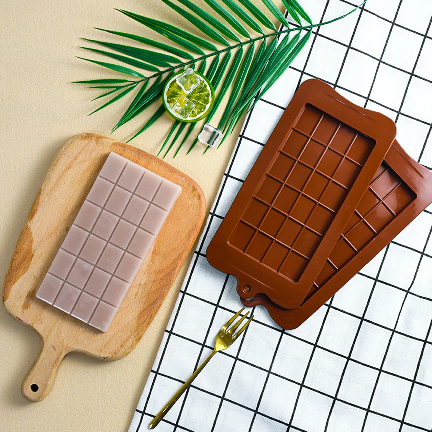 

Chocolate Molds Bakeware Cake Molds High Quality Square Eco-friendly Silicone Mold DIY 1PC Food Grade 24 Cavity Candy Tools