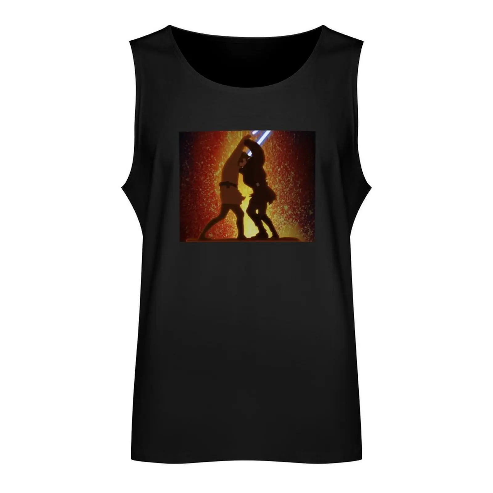 Mustafar Fight Tank Top gym clothes man fitness gym accessories man t-shirt for man cool things