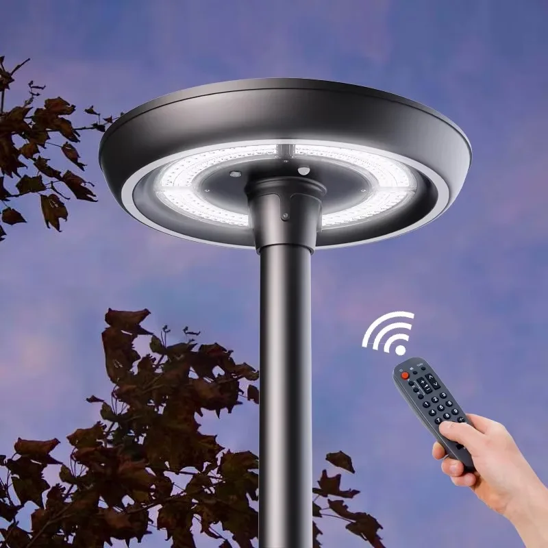

LED Garden Lights IP65 Waterproof Post Light AC&SOLAR LED Patent Design Post Top Light