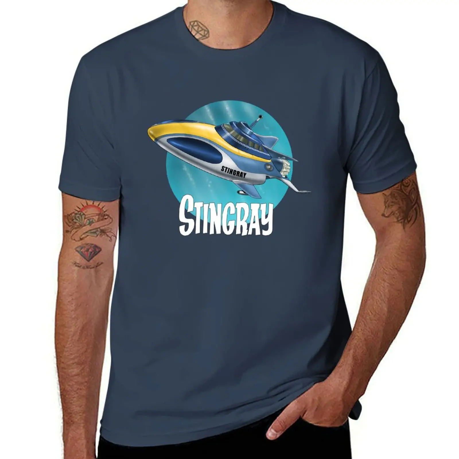 Stingray T-Shirt man t shirts for men man t shirt graphic funny t shirts cotton T-Shirt